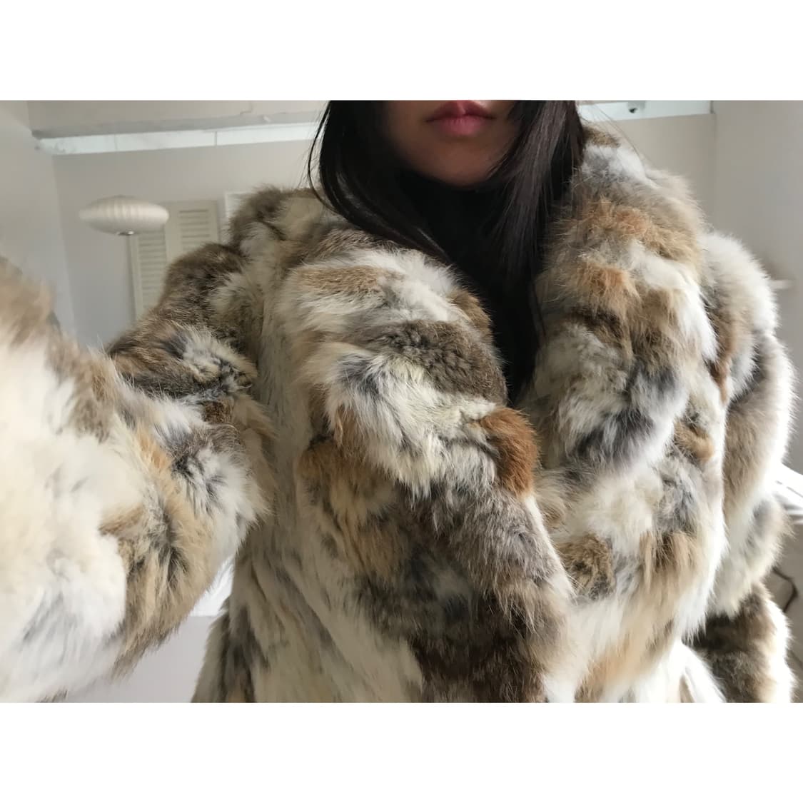 vintage rabbit fur jacket 상품이미지3