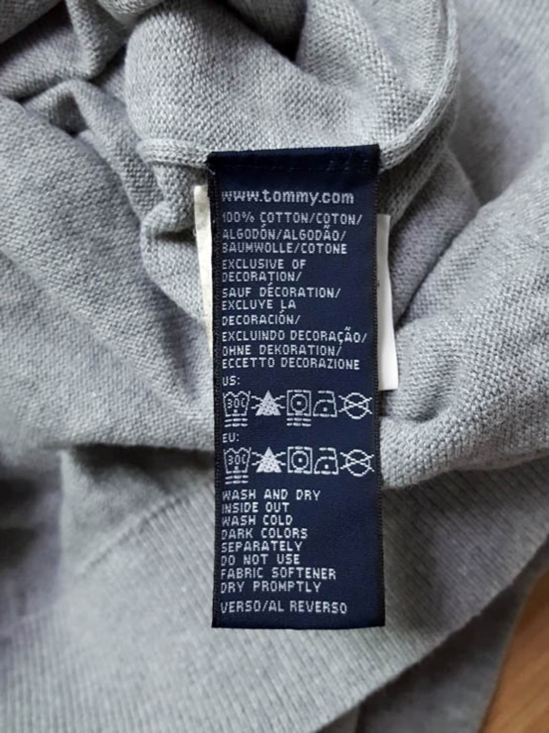 타미힐피거 남성 반집업 긴팔티 100 상품이미지7