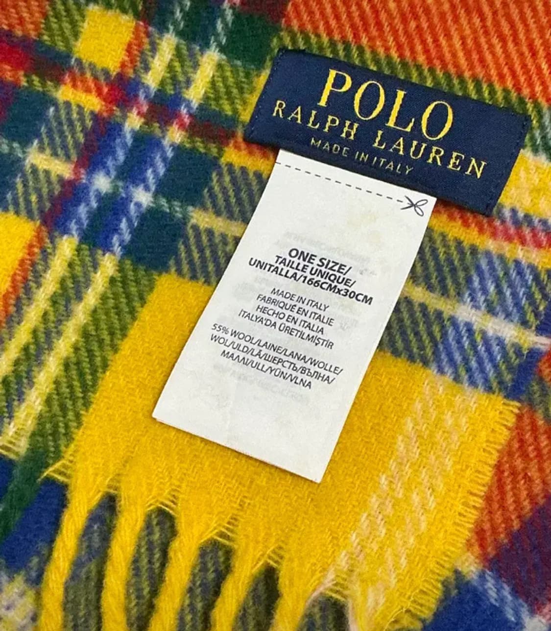 폴로 100프로정품 랄프로렌 체크 머플러 상품이미지2