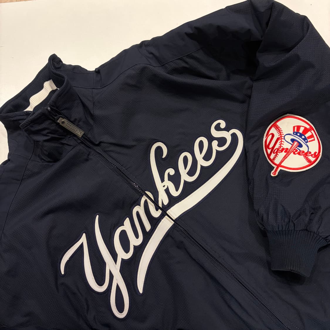 [M] 마제스틱 Majestic 뉴욕 양키스 야구 집업 자켓 B694 상품이미지3