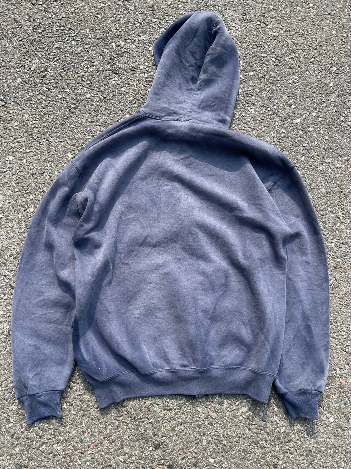 90‘s 러셀 썬페이드 후드집업 네이비 XL 상품이미지6