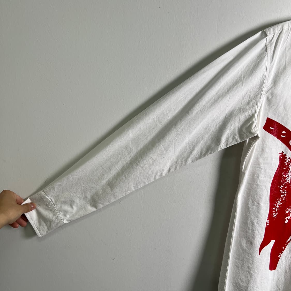 존 갈리아노 불테리어 그래픽 화이트 셔츠 M 상품이미지7