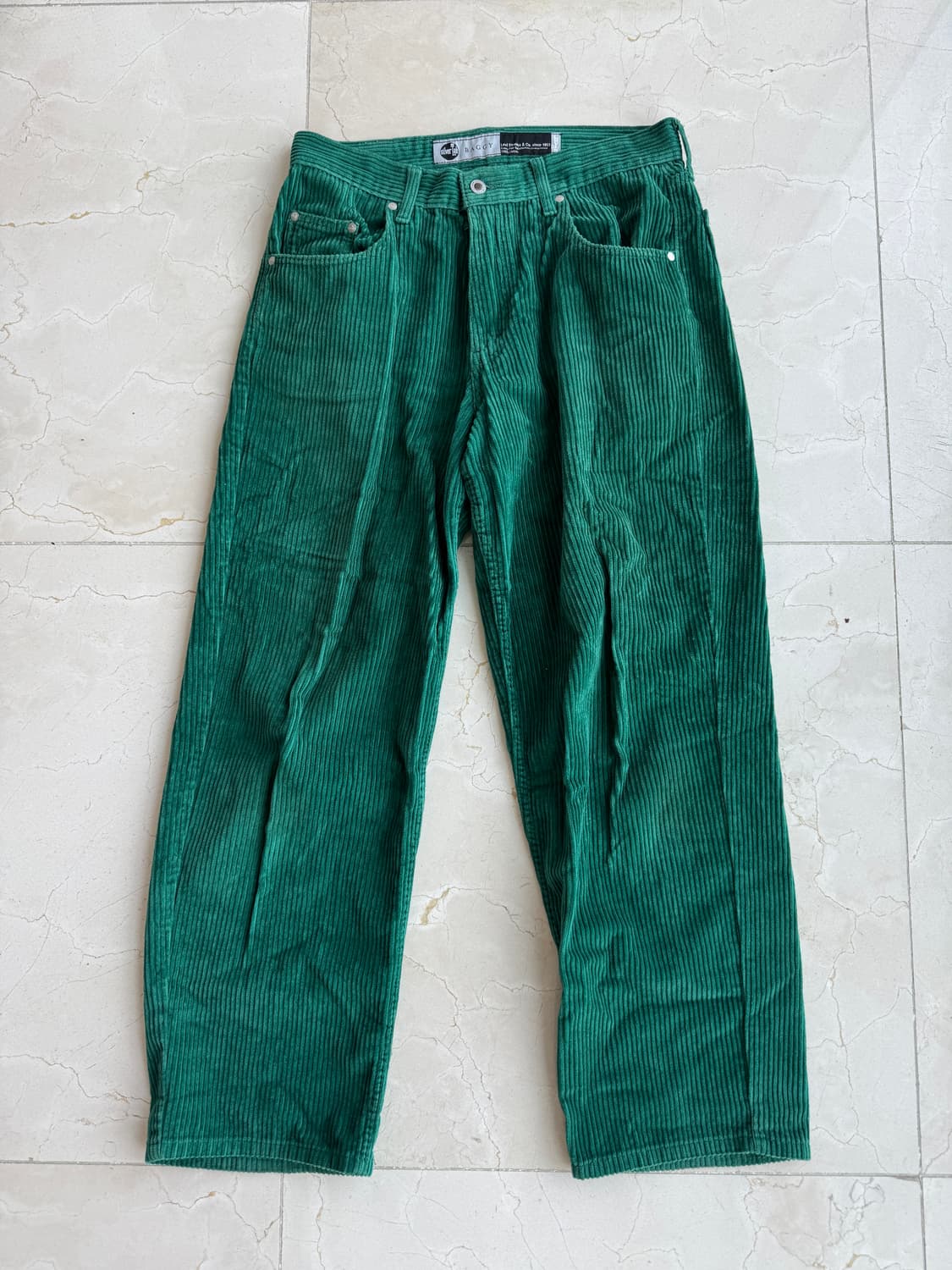 빈티지 리바이스 실버텝 코듀로이 팬츠 그린 사이즈 30 상품이미지1