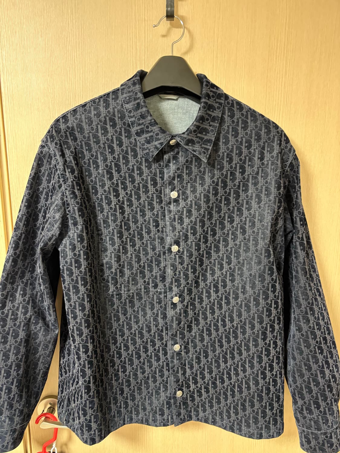 [50]디올 오블리크 벨벳 데님 셔츠 자켓 상품이미지1