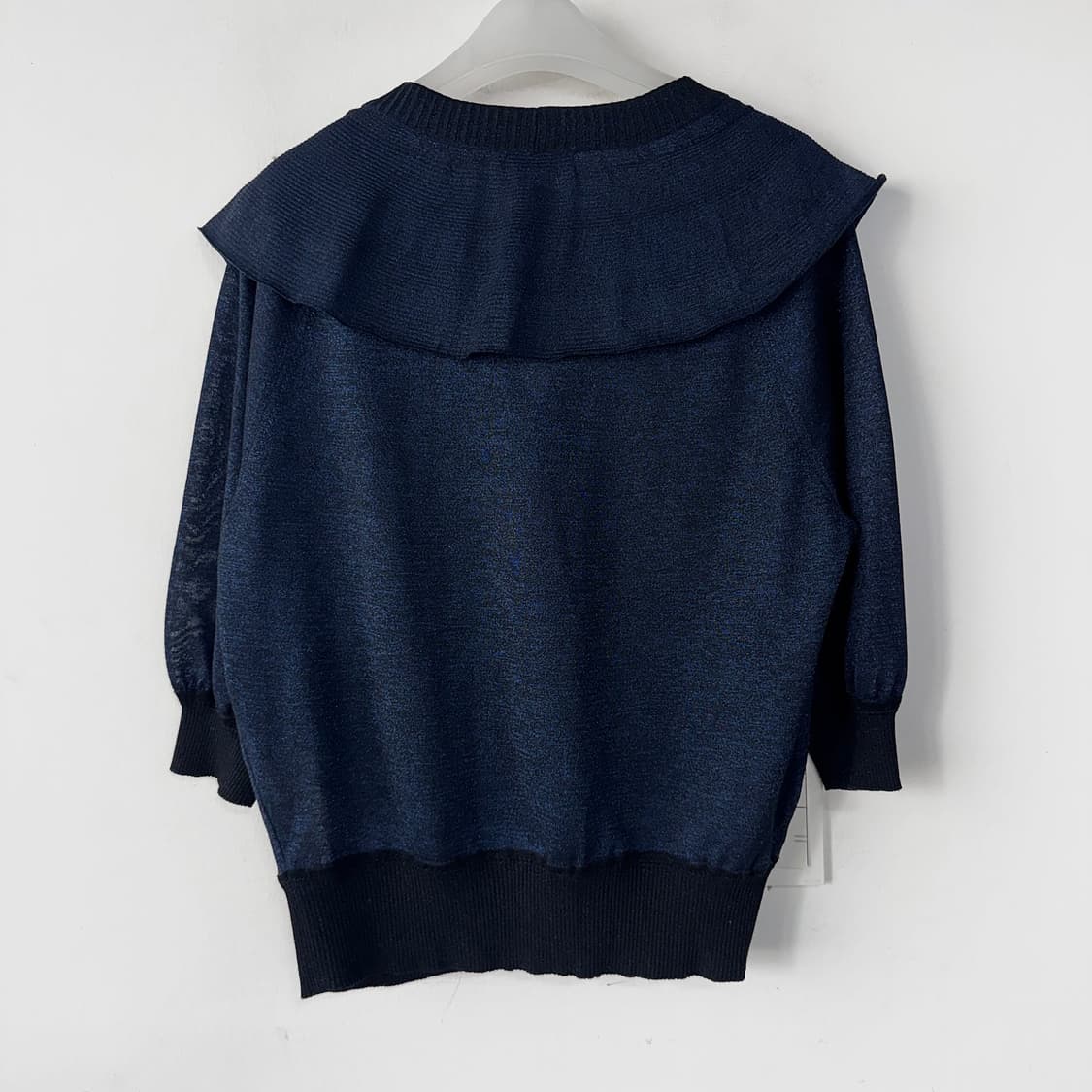 오브제 글리터 프릴 니트 가디건 상품이미지4