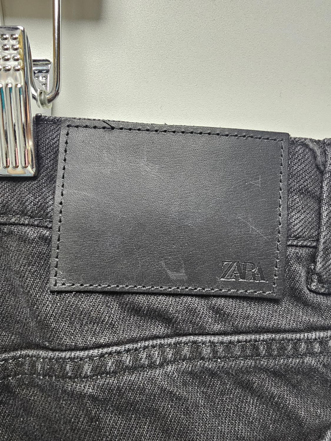 새상품 자라 플레어핏 지퍼 데님 팬츠 상품이미지10