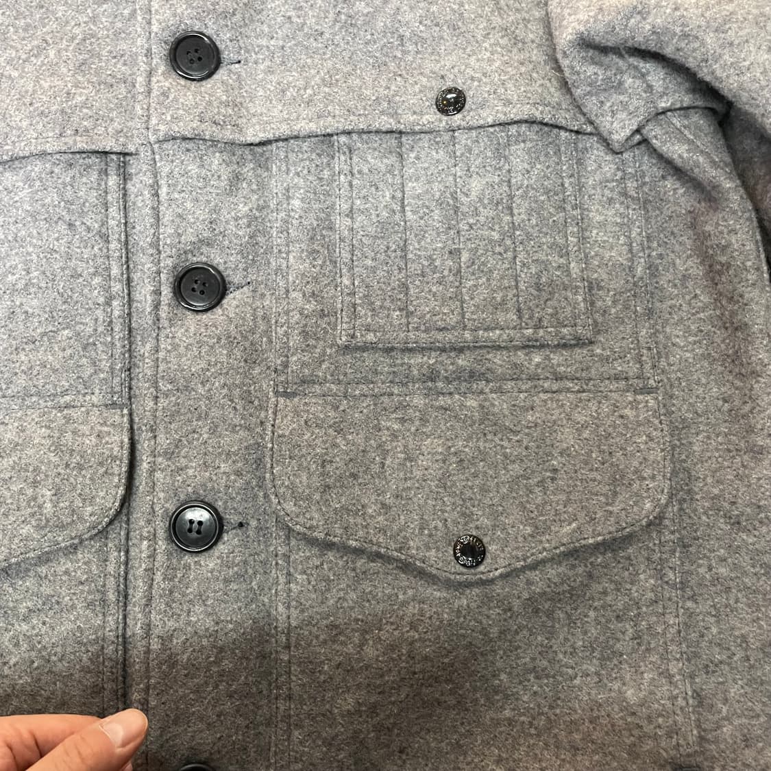 필슨 더블 메키노 울100 크루져 자켓 그레이 상품이미지4