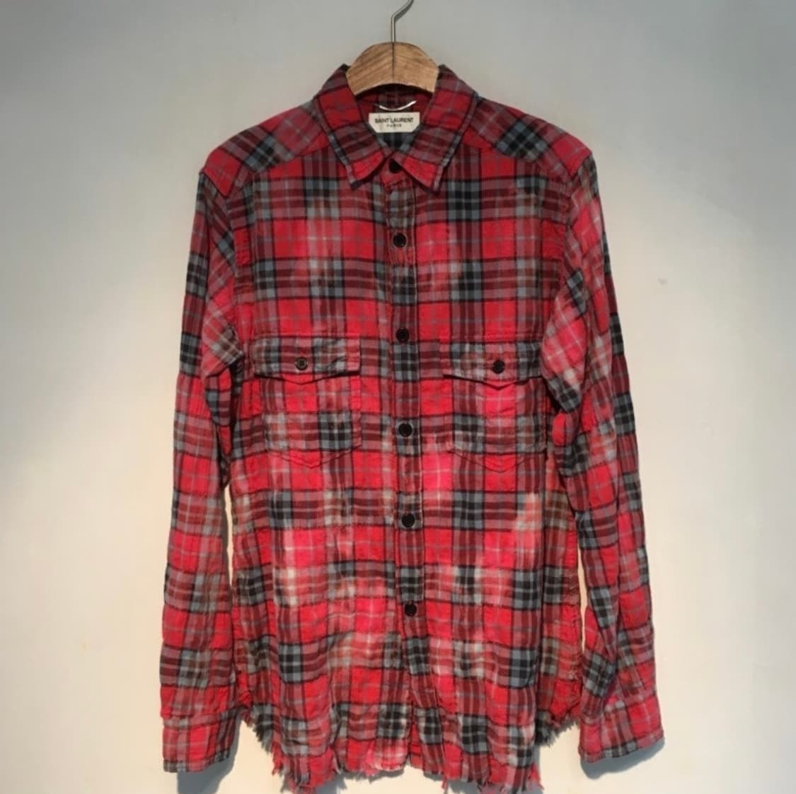 (우주매물) Saint laurent 16ss 생로랑 에디컬랙션 셔츠 M 상품이미지1