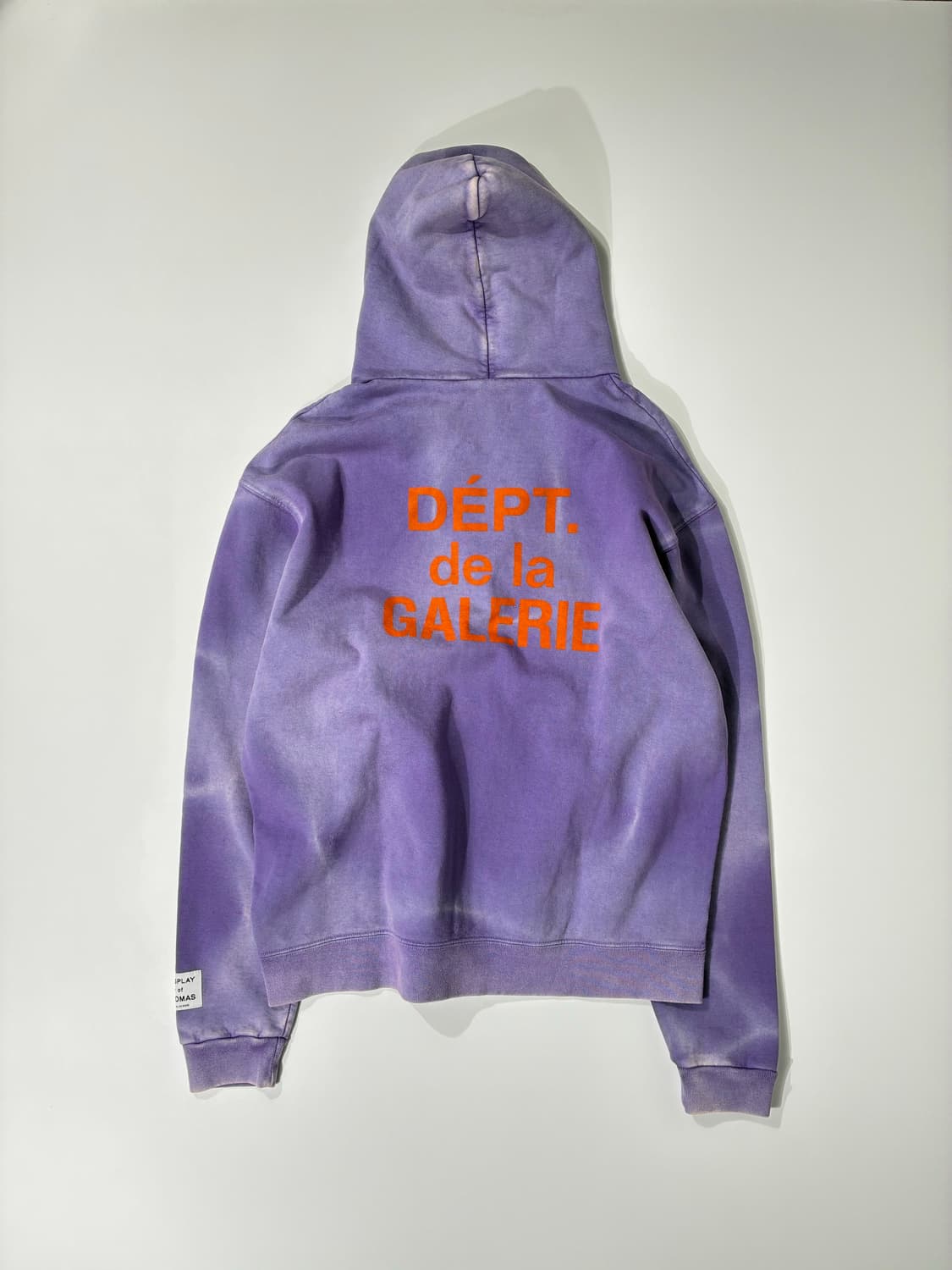 갤러리 디파트먼트 선페이드 프렌치 로고 후드 집업 퍼플 XL사이즈 상품이미지4