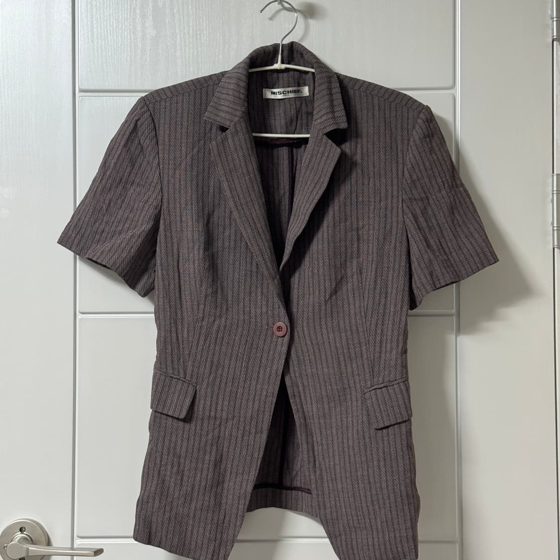 미스치프 반팔 블레이저 자켓 상품이미지2