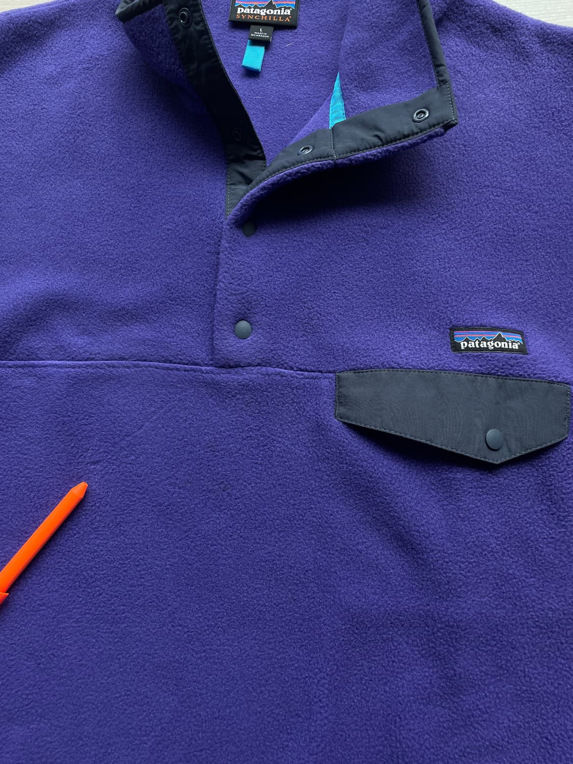 파타고니아 신칠라 퍼플 스트라이프 patagonia 상품이미지4