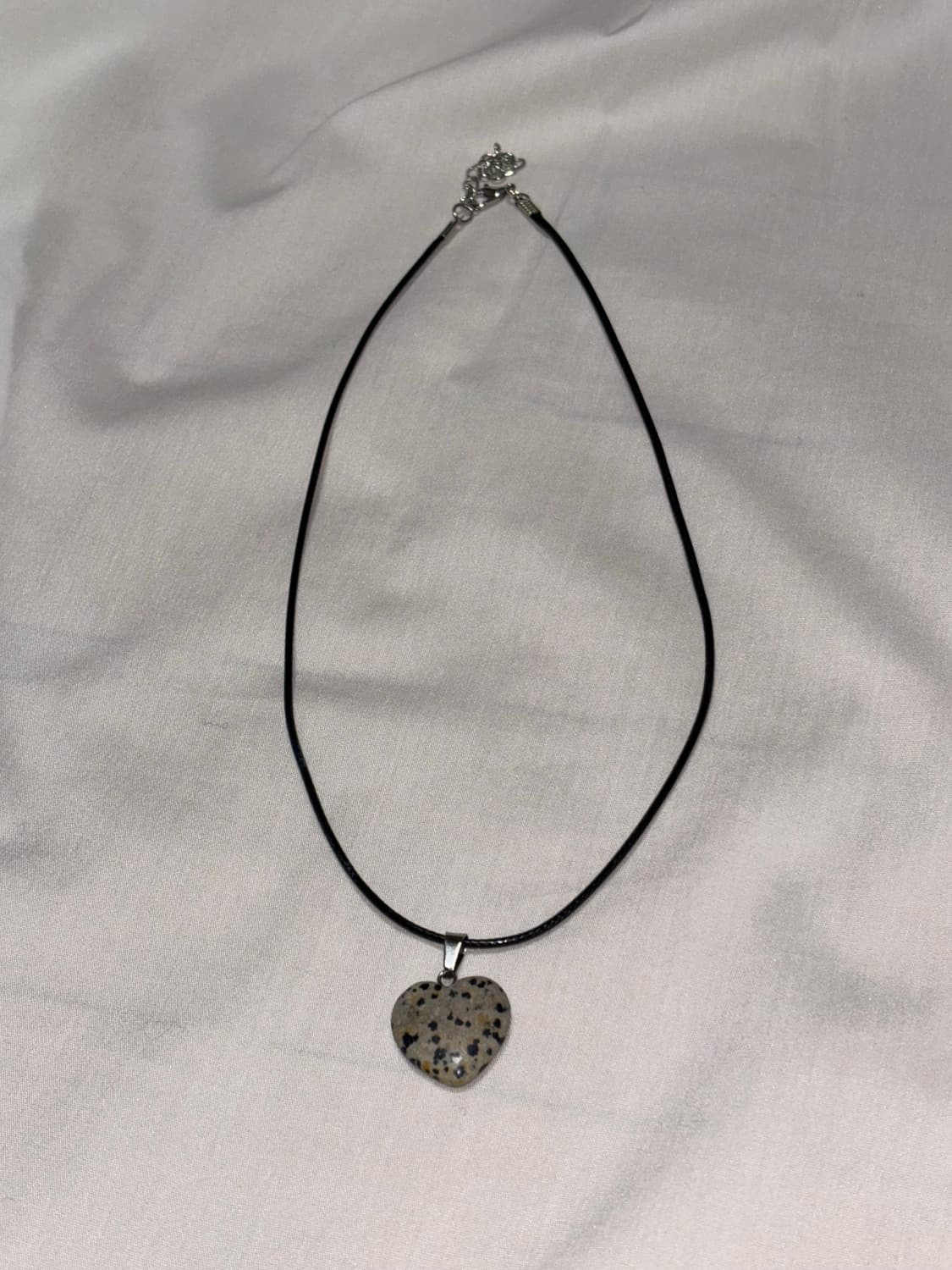 호피 하트 원석 목걸이 상품이미지1