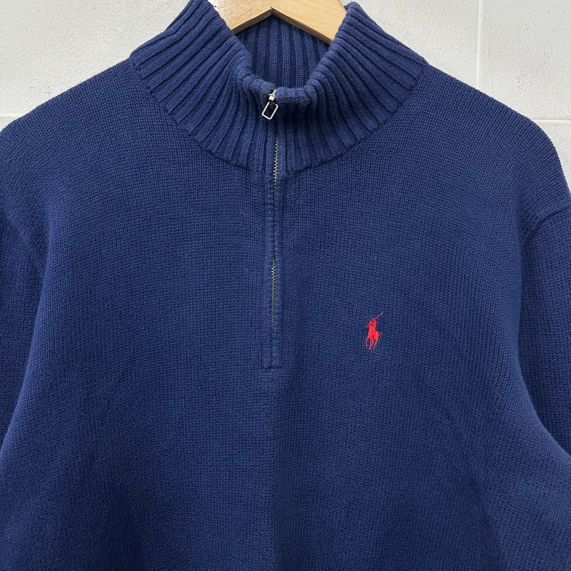 폴로 반집업 니트 상품이미지2