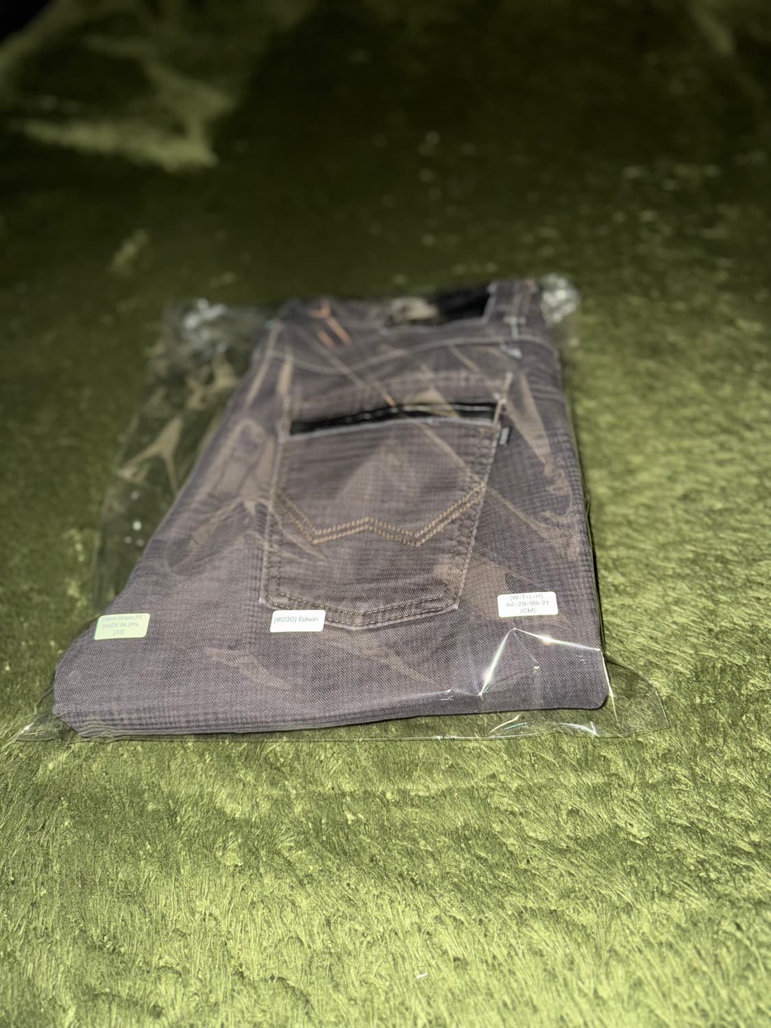 [33] EDWIN 에드윈 MADE IN JAPAN 체크 웜 팬츠 상품이미지10