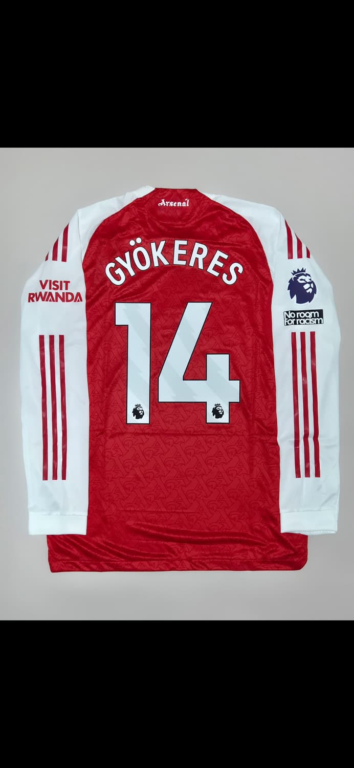 25 26 아스날 홈 요케레스 긴팔 유니폼 XL사이즈 상품이미지1
