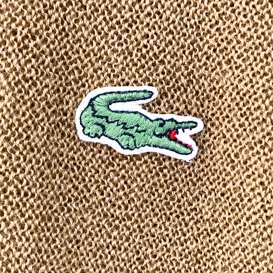 라코스테 기본 베이지 울 니트 가디건 상품이미지5