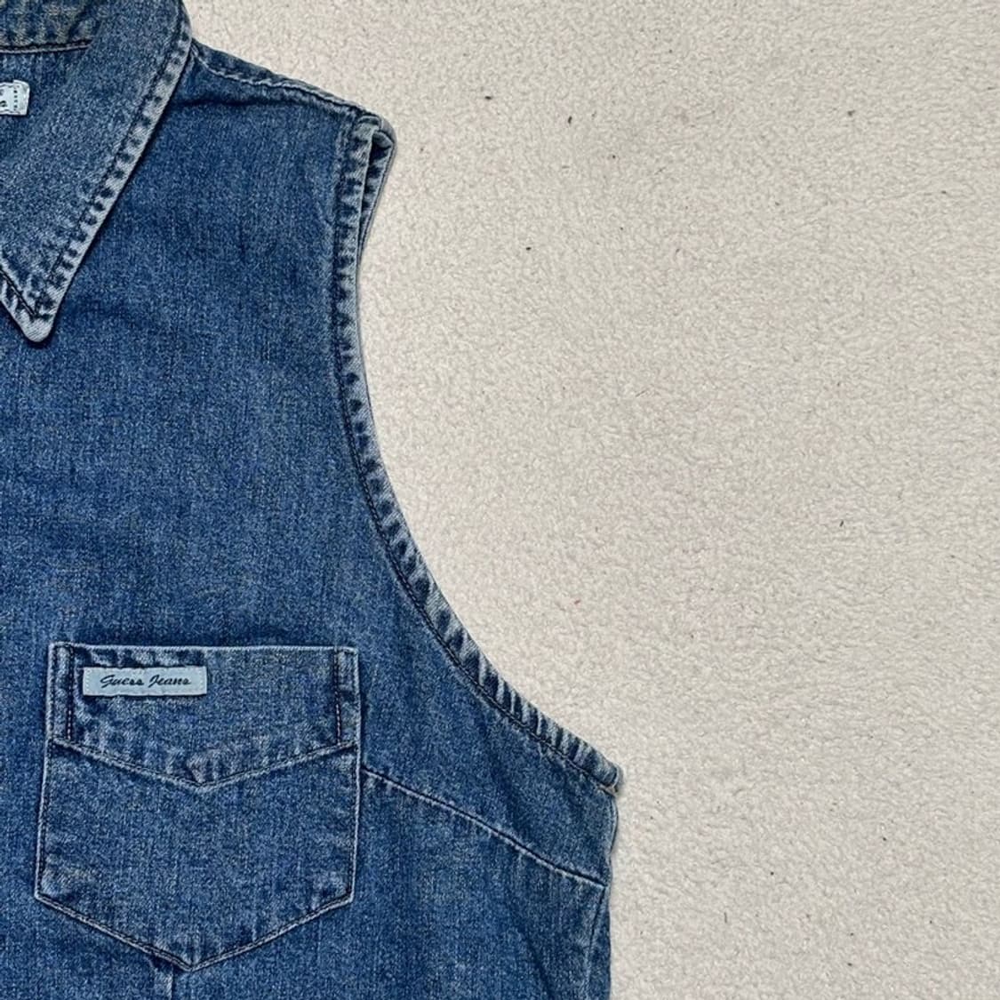 GUESS JEANS y2k 데님 베스트 L 상품이미지2