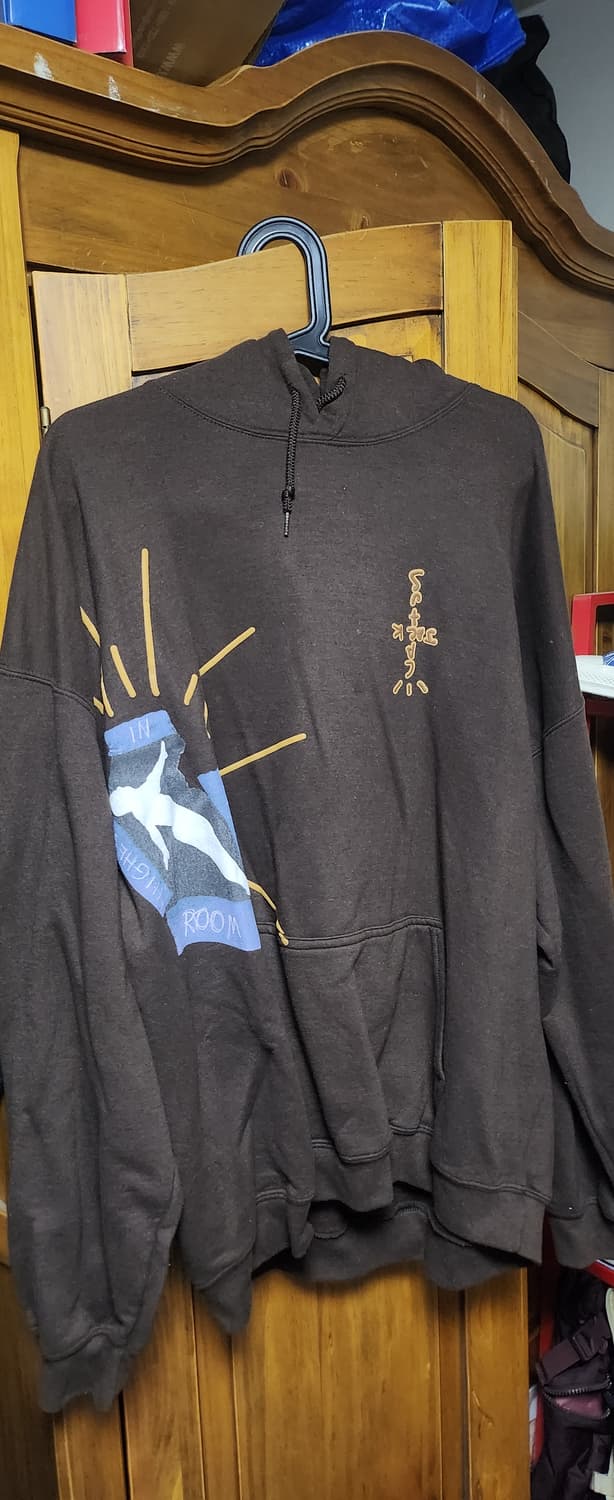 [XL] 트래비스 스캇 머천 HITR 브라운 후드 상품이미지1