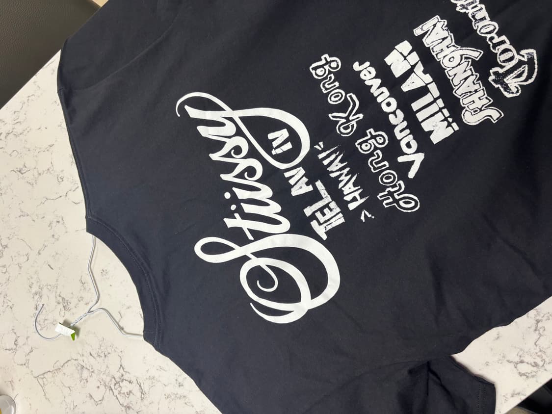 스투시 월드투어 티셔츠 XL 상품이미지3