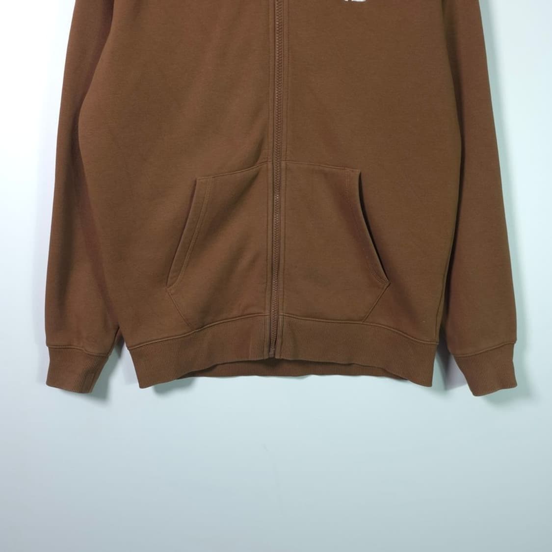 뉴발란스 1906 백로고 브라운 기모 후드집업 M 상품이미지4