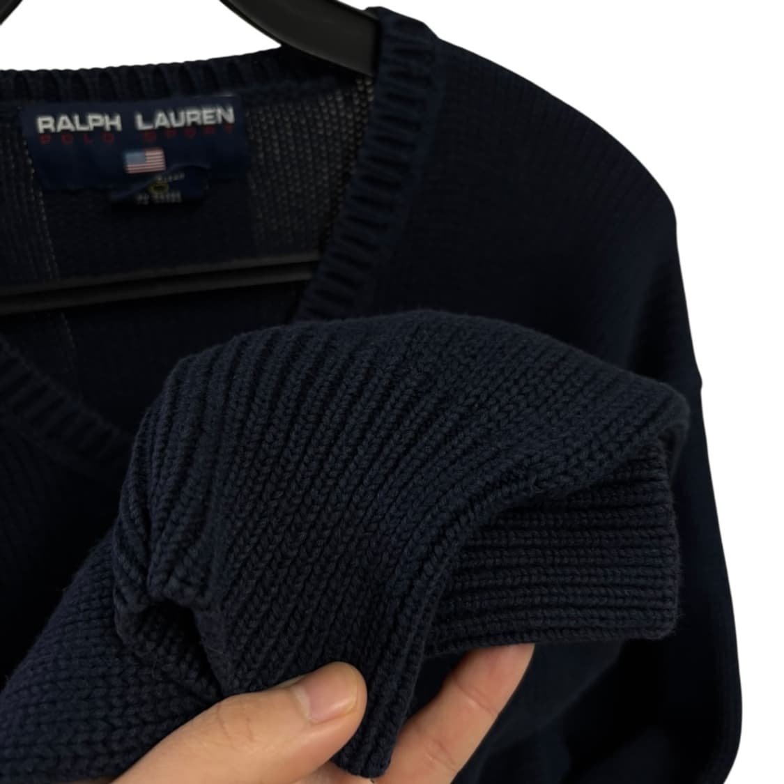 폴로랄프로렌 v넥 울 니트 상품이미지4