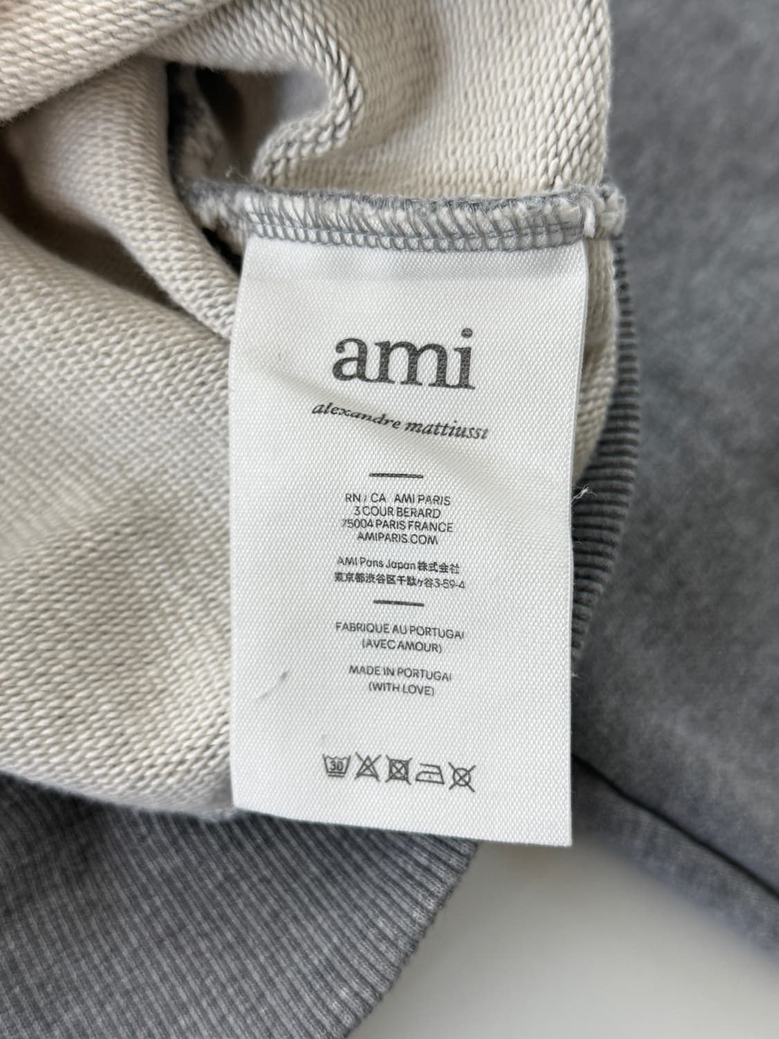 아미 루즈핏 파리프랑스 프린팅 스웻셔츠 상품이미지7