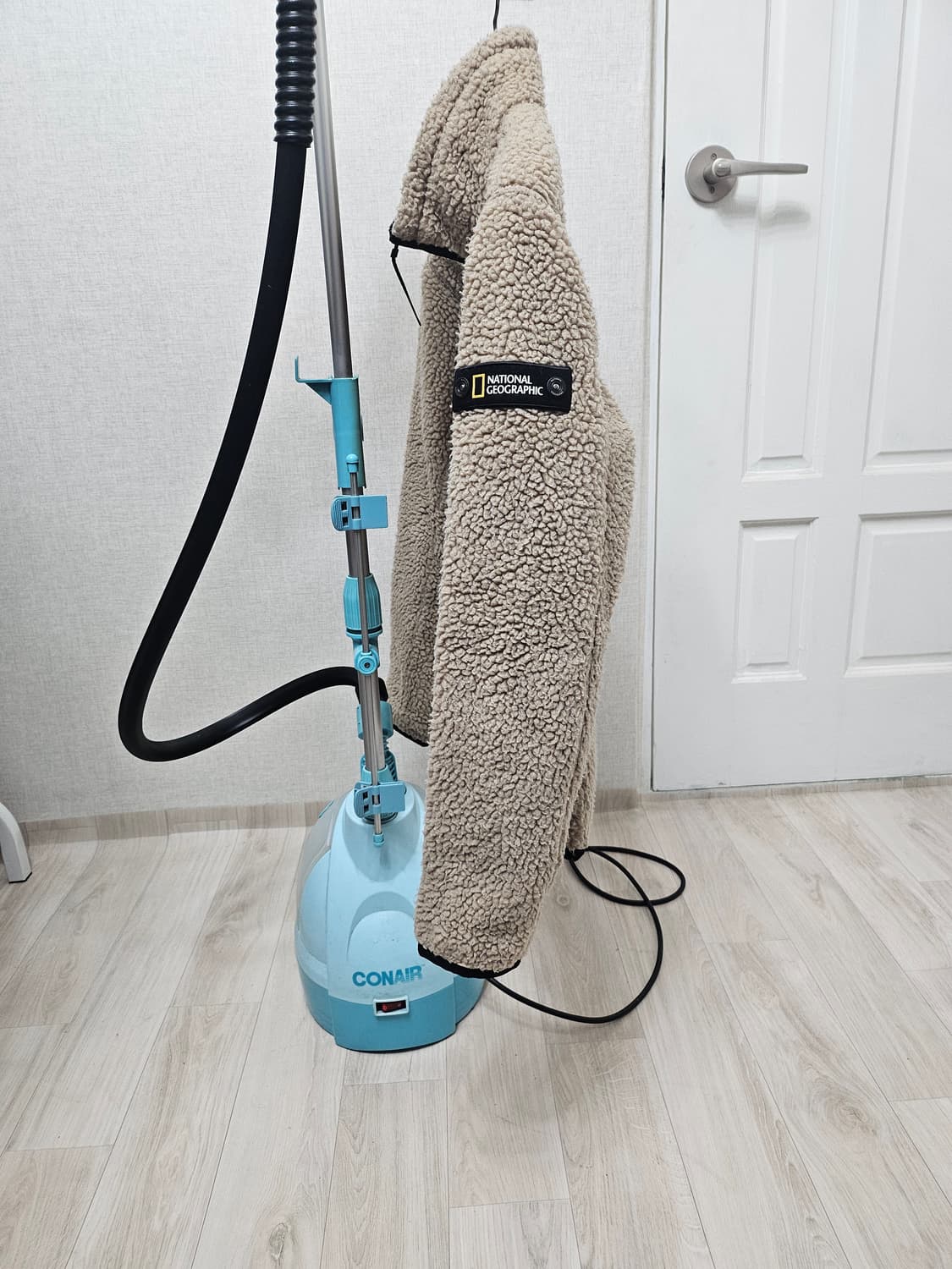 (90~95)S ☆초대장급☆ 내셔널지오그래픽 [베이지]쉐르파 후리스점퍼 상품이미지4