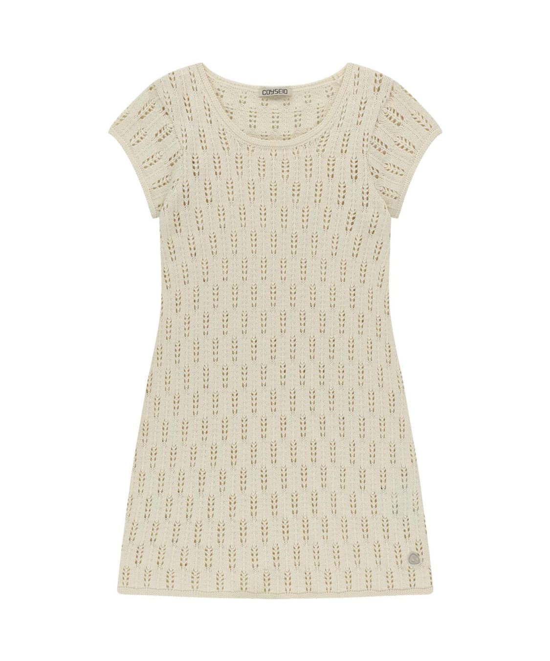 코이세이오 스카시 니트 원피스 아이보리 상품이미지1