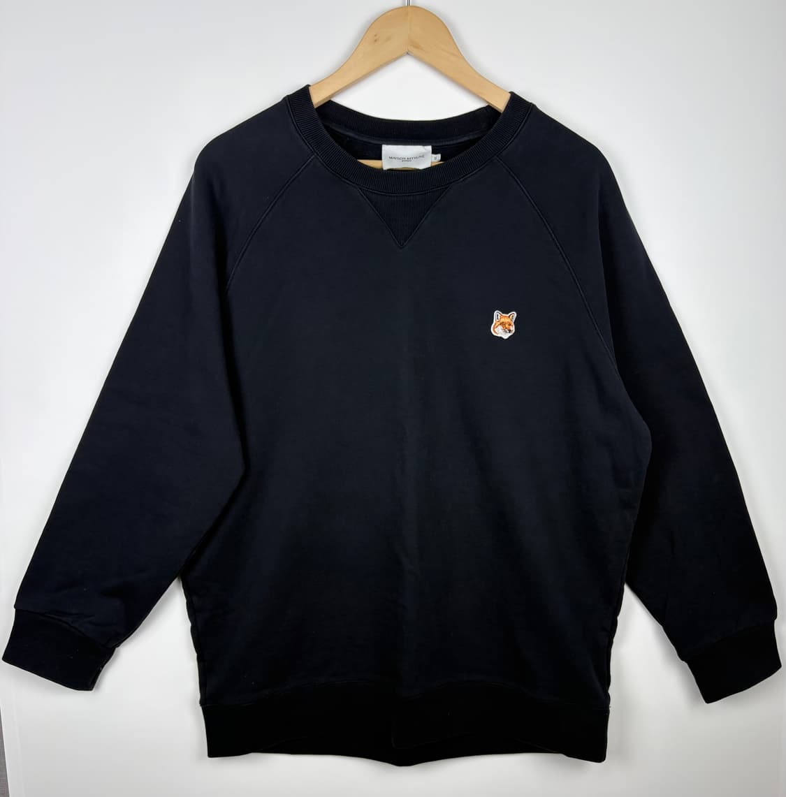 메종키츠네 폭스헤드 패치로고 맨투맨 상품이미지1