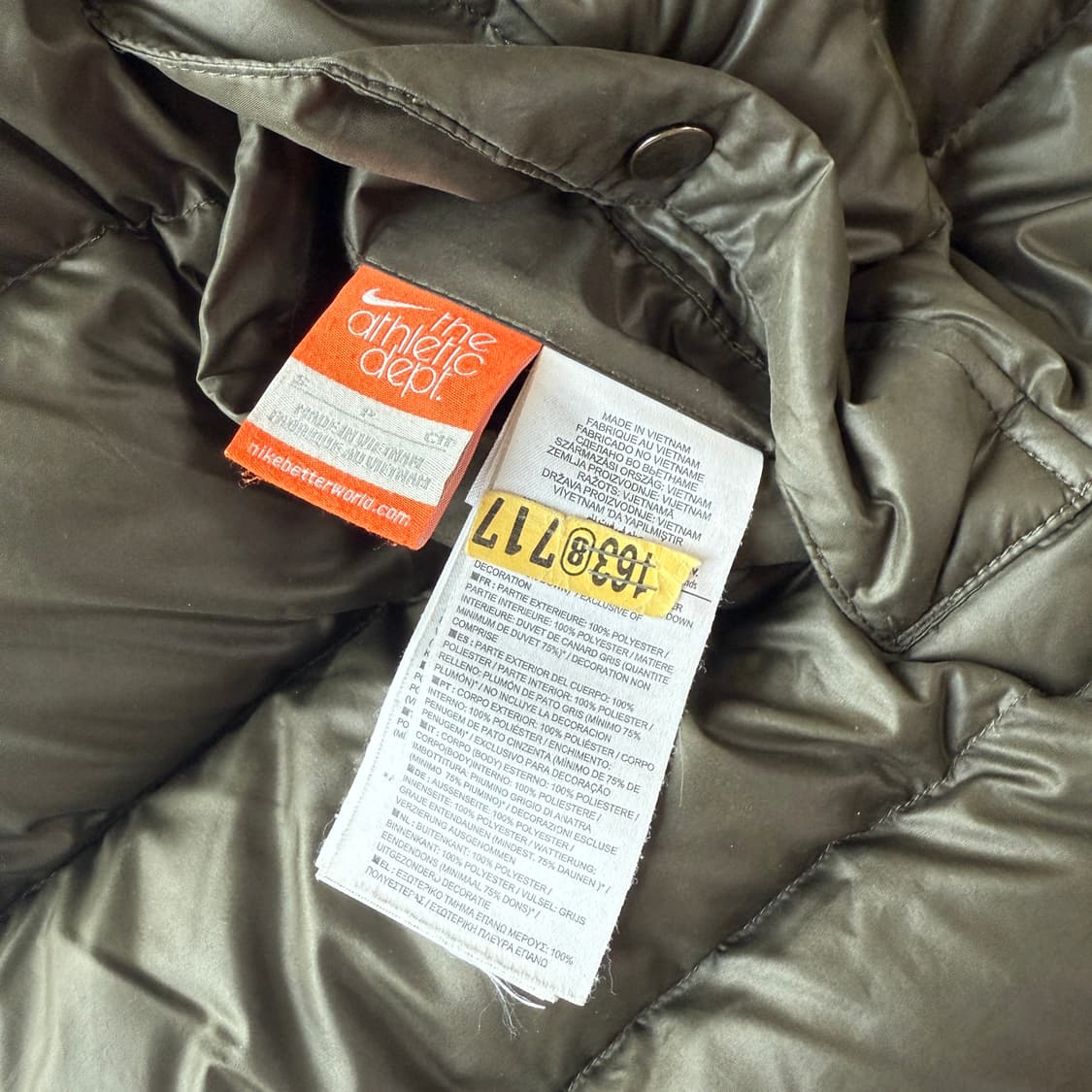 나이키 고프코어 리버시블 구스다운 패딩 M 상품이미지5