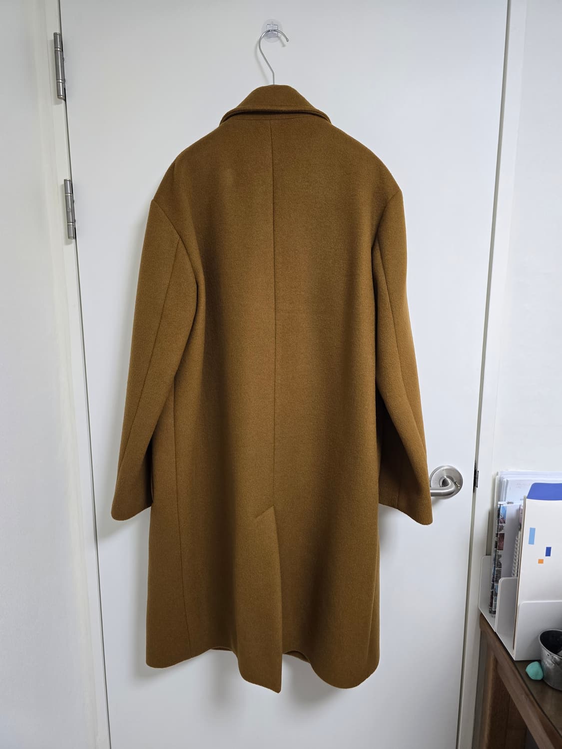 앤더슨벨 더블 브레스트 코트 브라운 M 상품이미지4