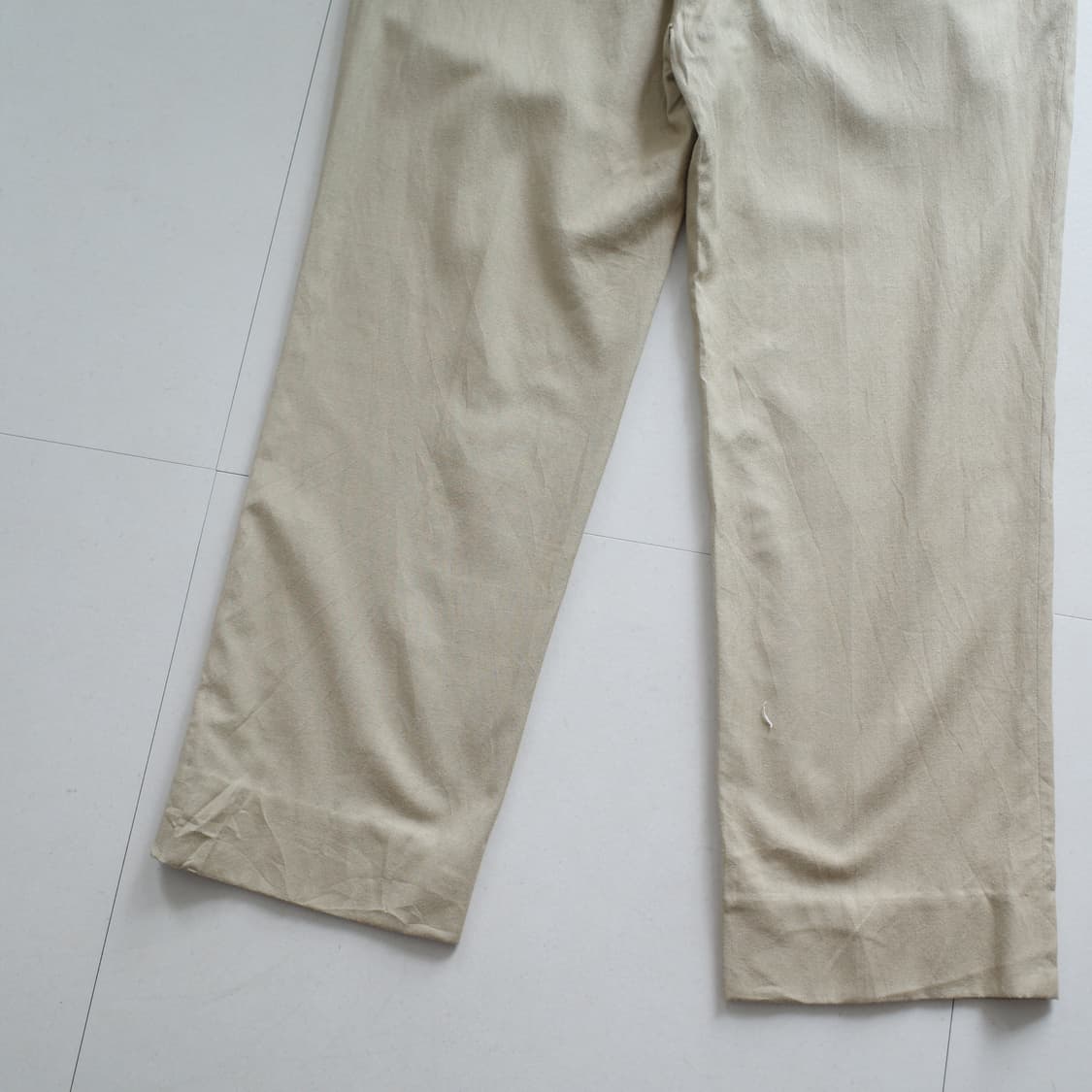 90s 폴로 골프 헤링본 HBT 투턱 실크 슬랙스 팬츠 상품이미지10