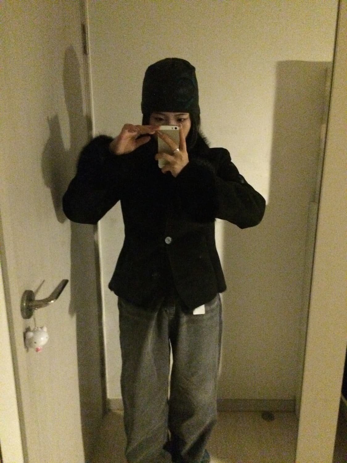 모디무드 라인 퍼 무스탕 상품이미지2