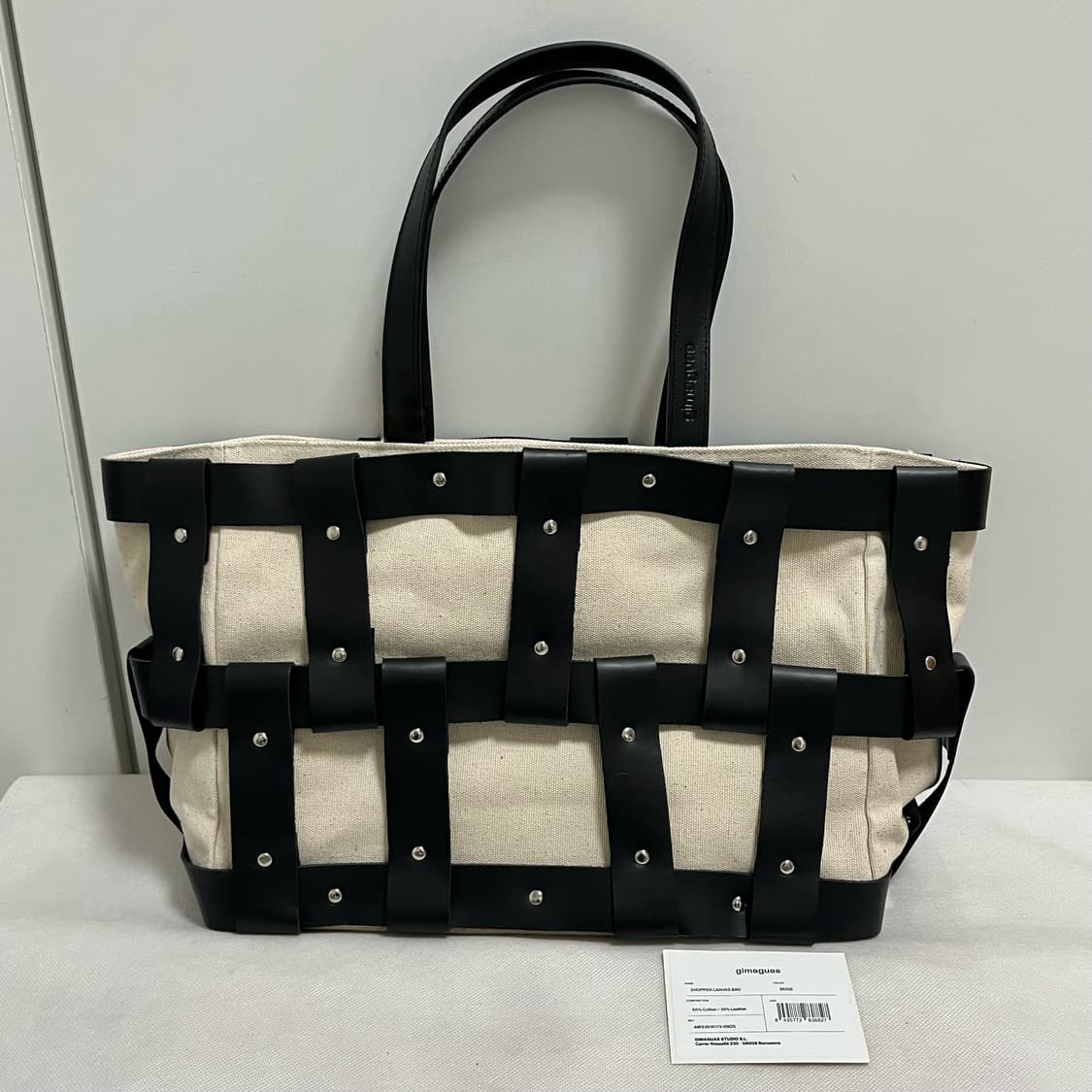 기마구아스 캔버스 쇼퍼백 상품이미지2