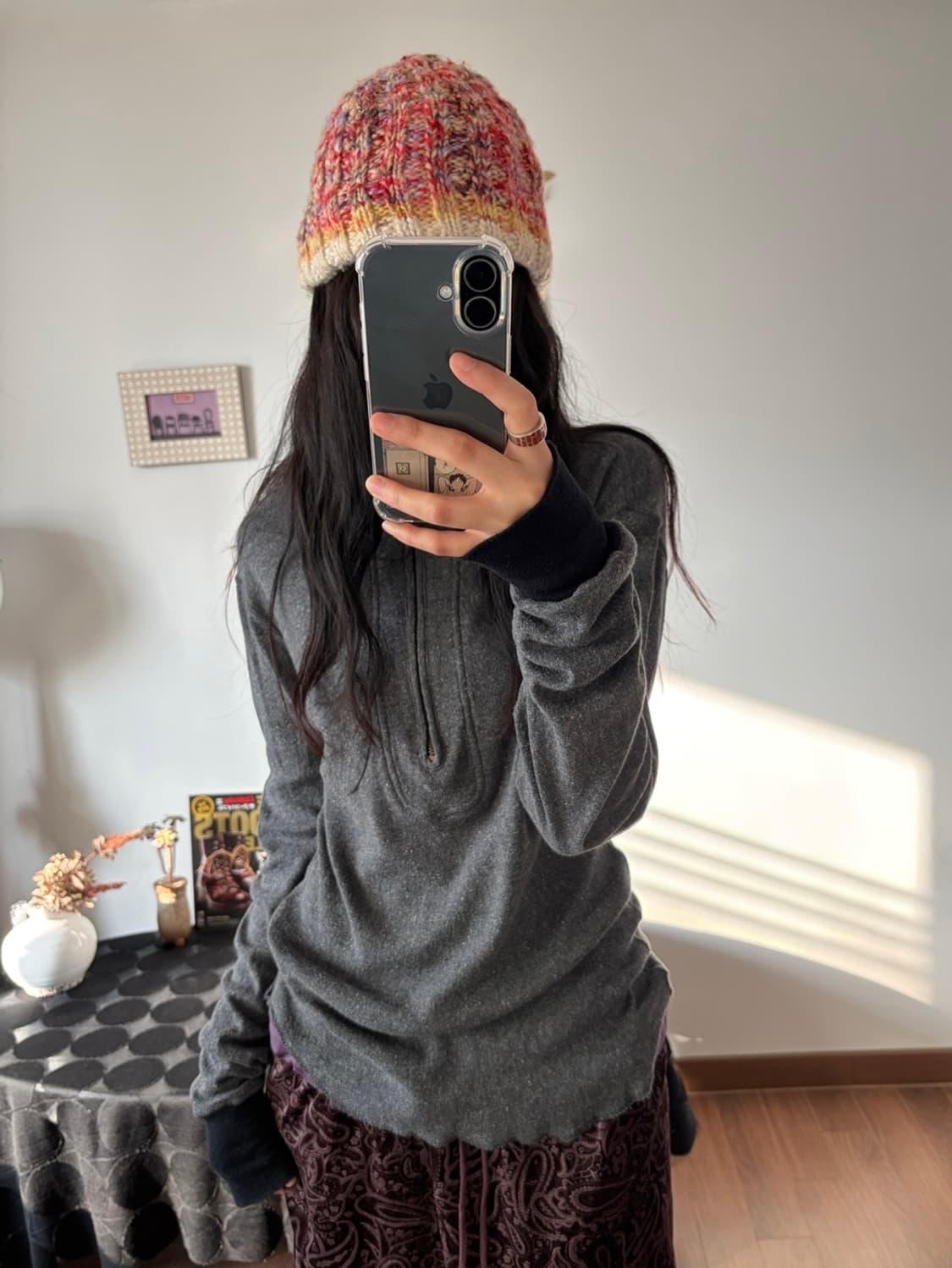 rainbow beanie 상품이미지3