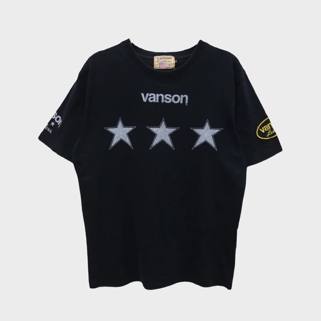 VANSON BLACK STAR SHORT SLEEVE 상품이미지3