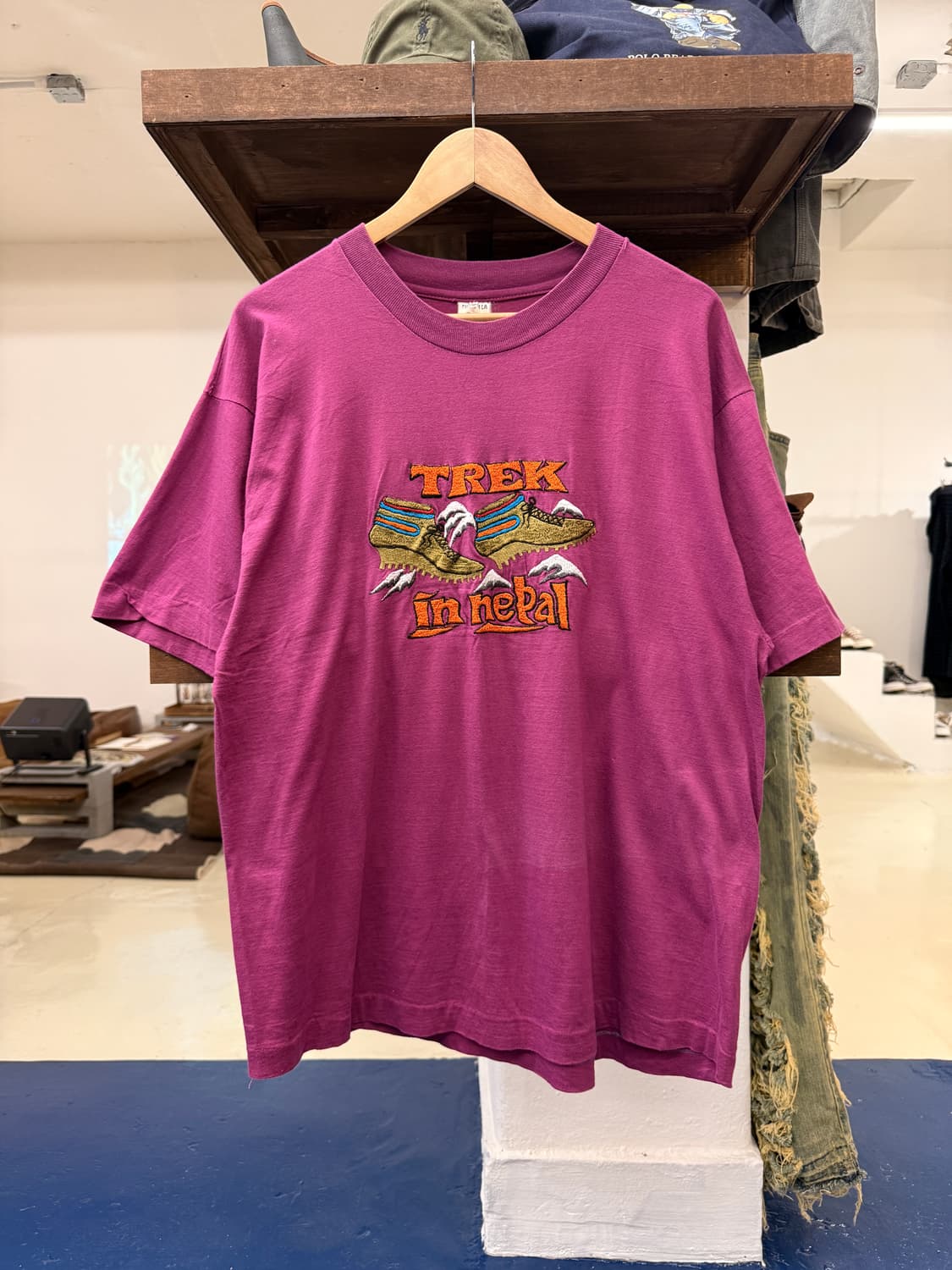 1990s Trek Nepal 싱글스티치 반팔티 상품이미지3