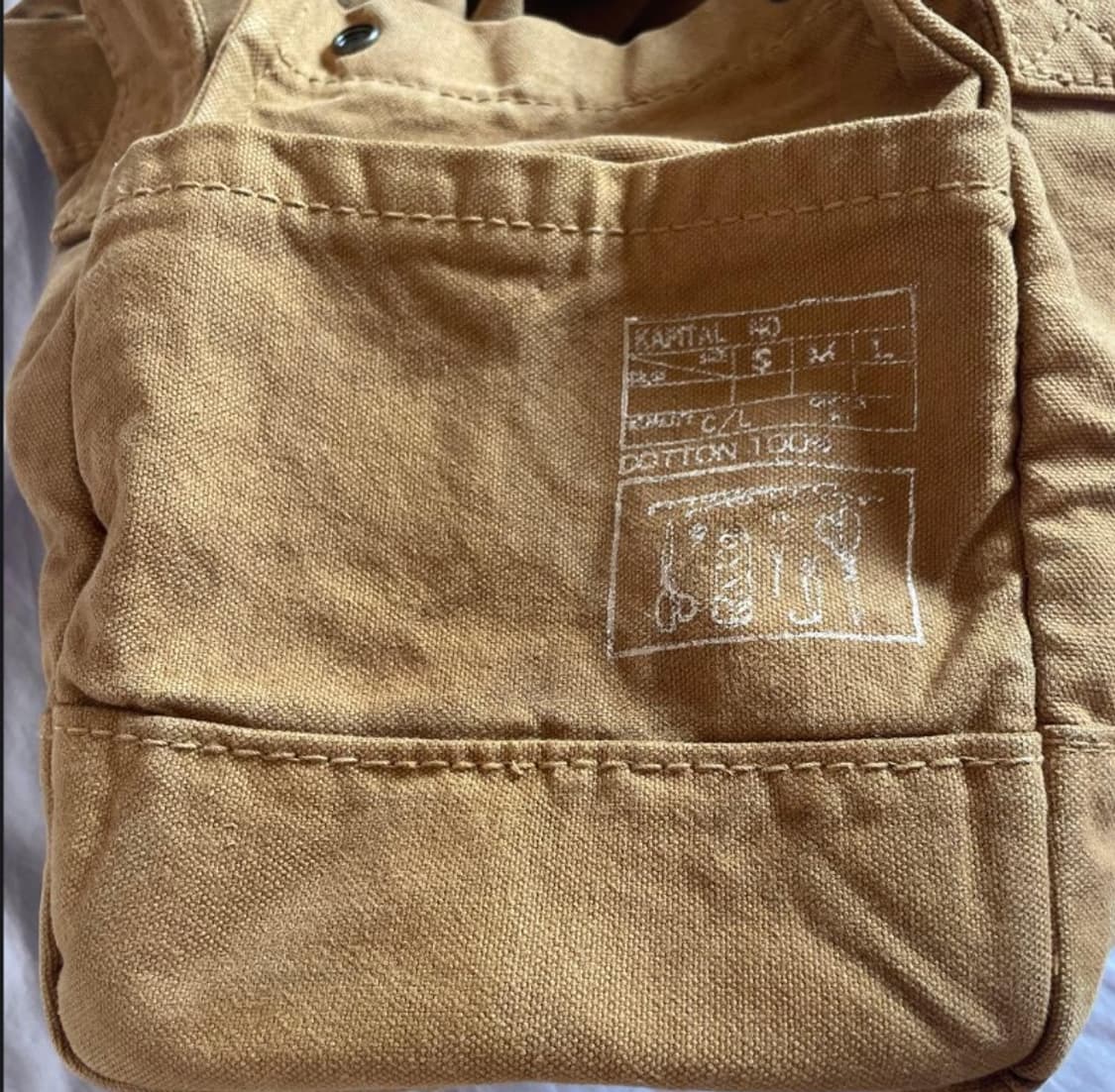 (착샷o) Kapital 캐피탈 더플백 데님 숄더백  상품이미지3