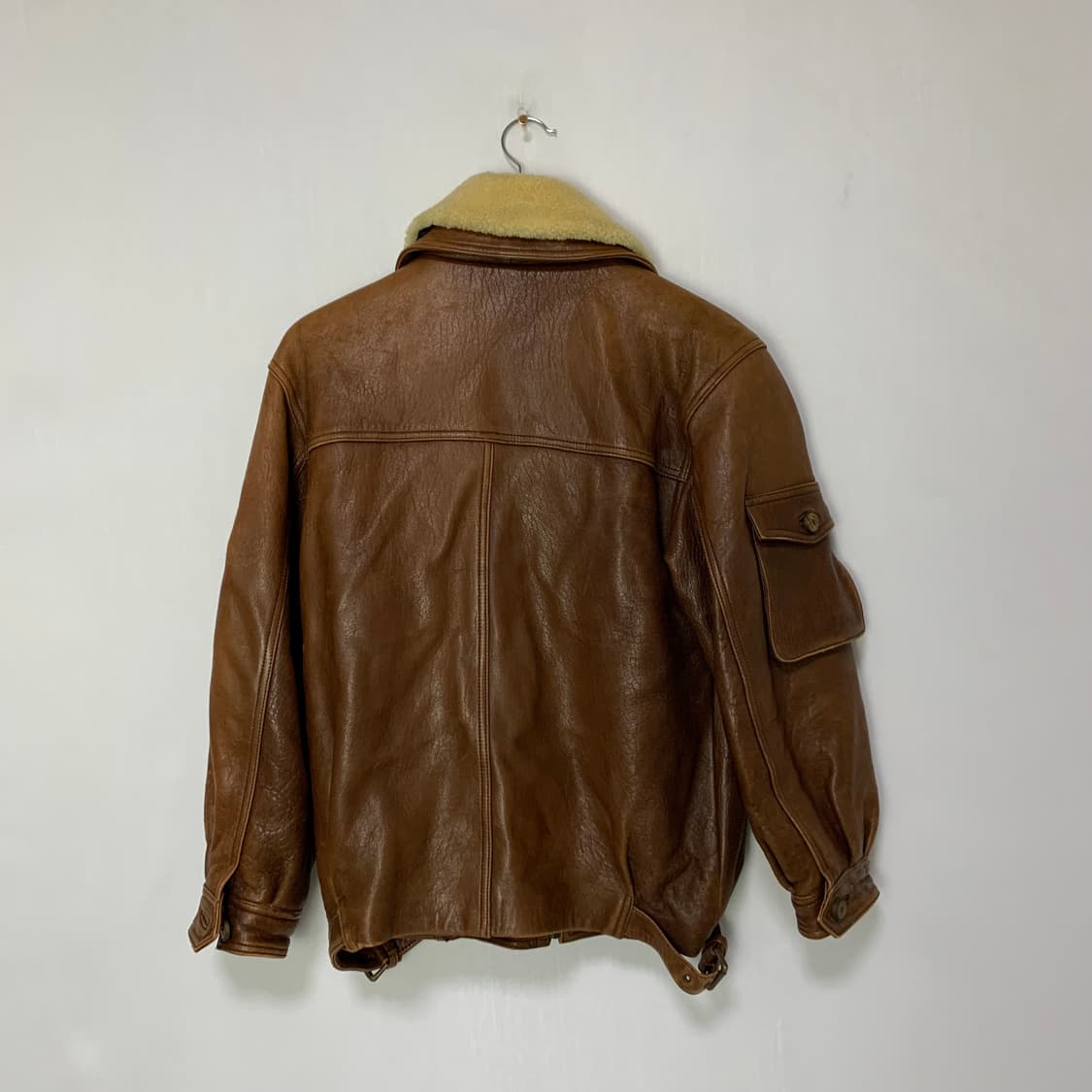 빈티지 양털 카라 양가죽 자켓 리얼레더 무스탕 Y2k 00s 상품이미지7