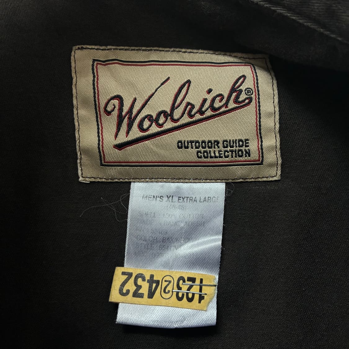 Woolrich  울리치 레더패치 다크브라운 워크셔츠 상품이미지5
