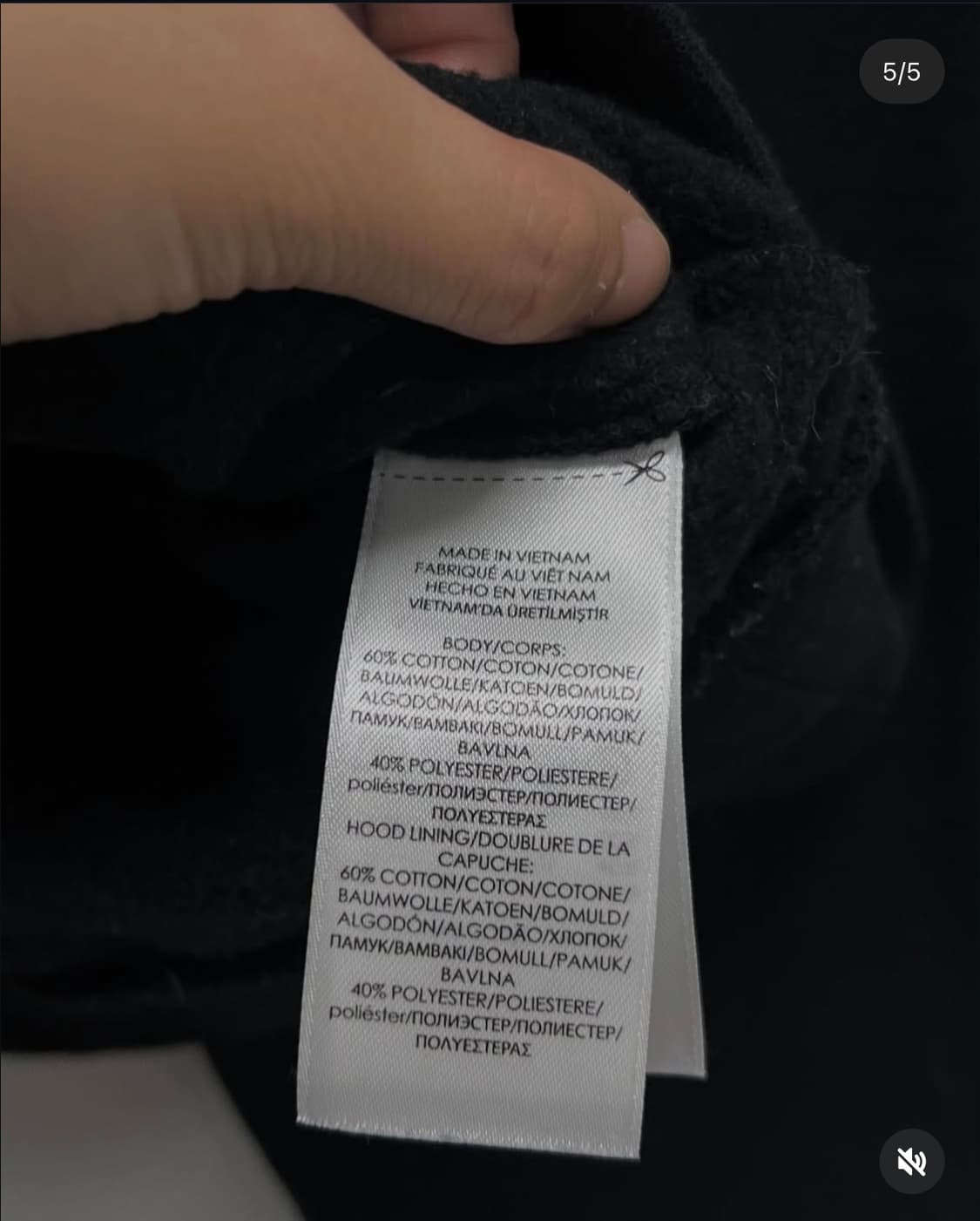 폴로 랄프로렌 로고 프린팅 후드 티 블랙 상품이미지5