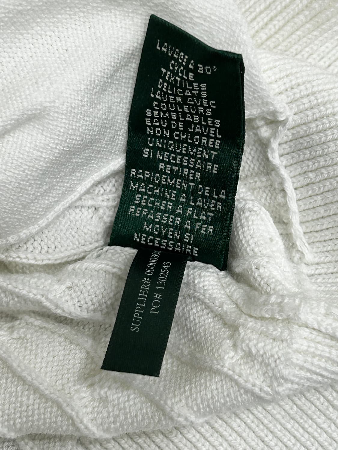 LRL 로렌랄프로렌 액티브 케이블 니트 가디건 여성 S (새상품급) 상품이미지8