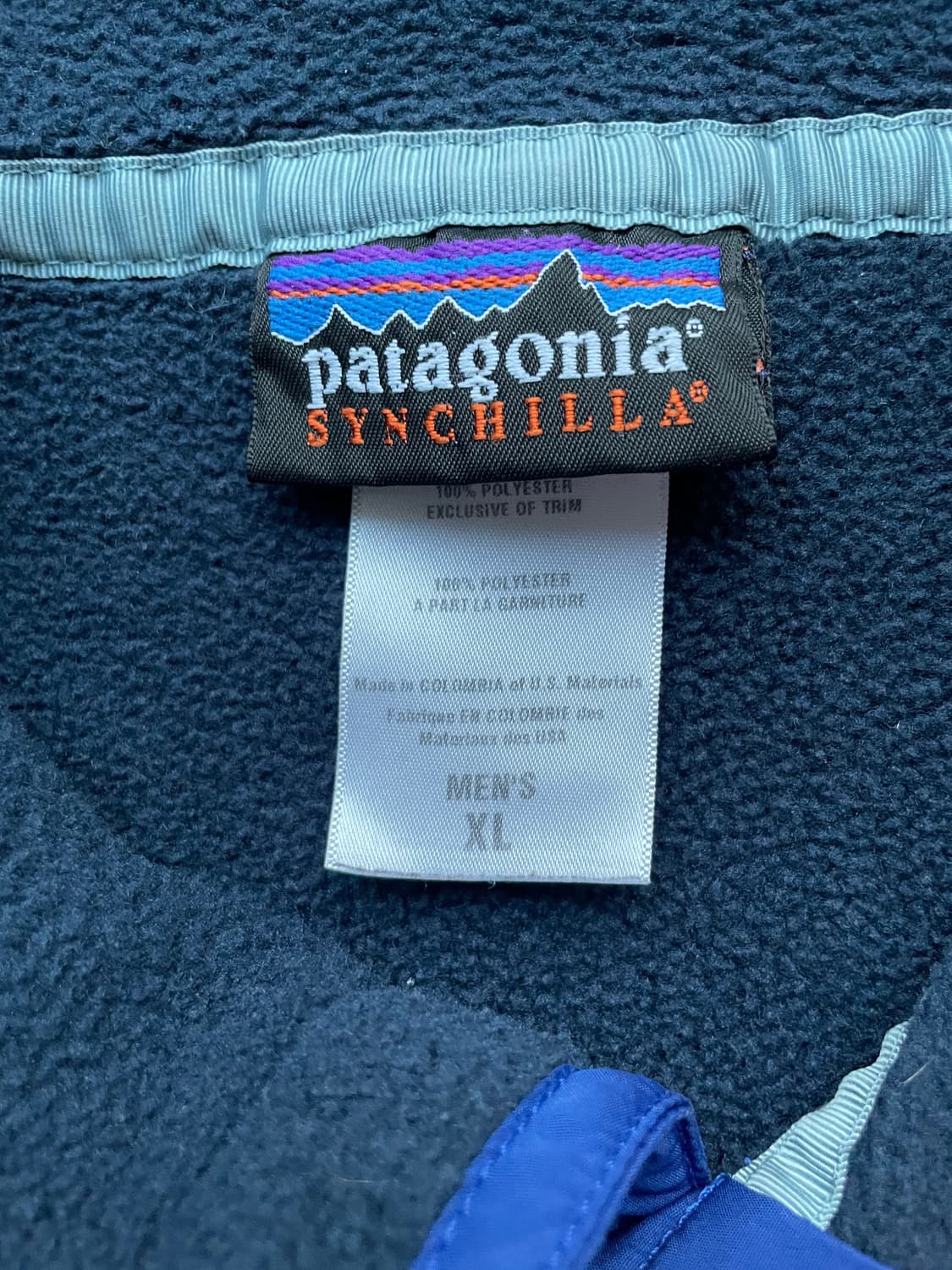 파타고니아 신칠라 네이비 블루 퍼플 상품이미지4