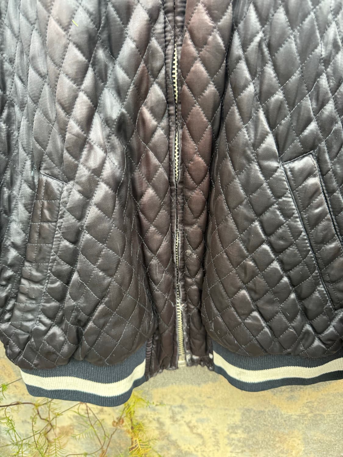 90s 리바이스 140주년 기념 리버시블 양면 소가죽 스카쟌 자켓 상품이미지7