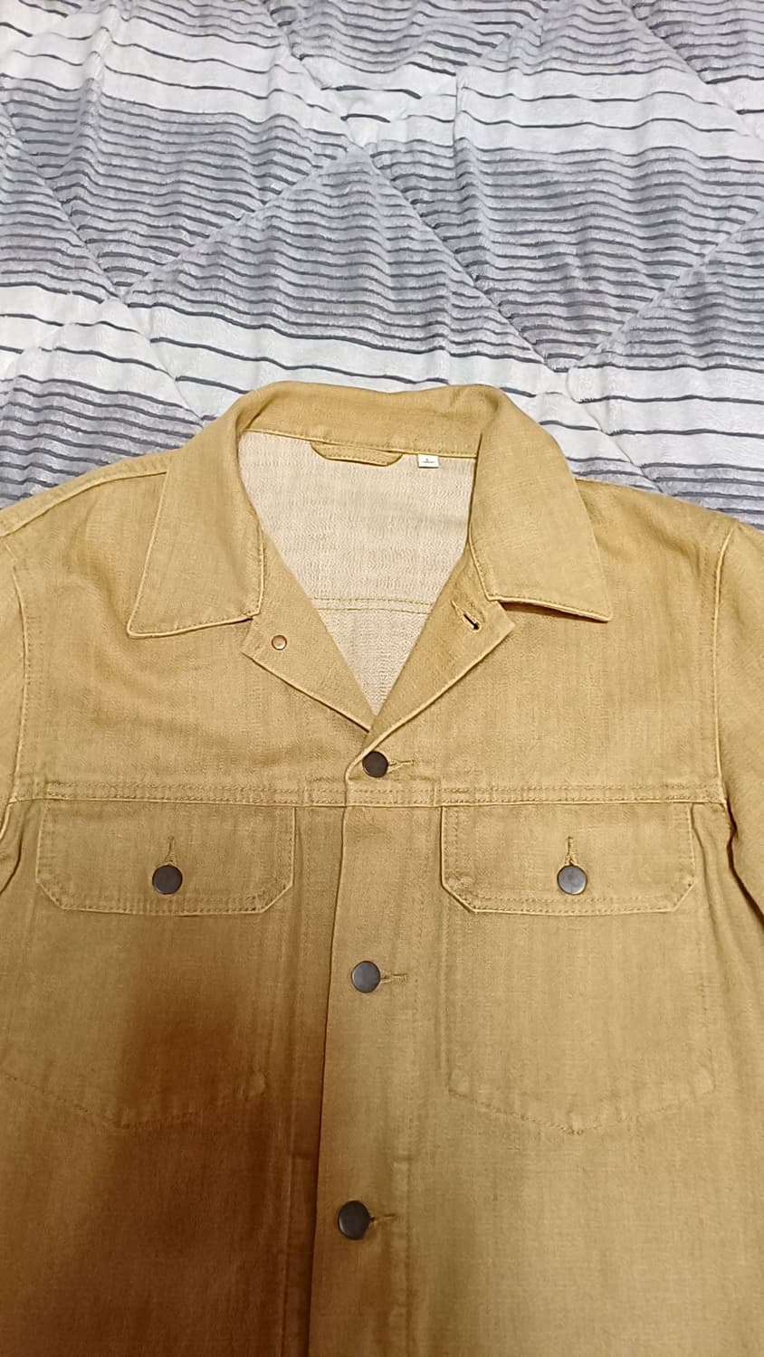 유니클로 데님자켓 100 가슴58 기장70 상품이미지2