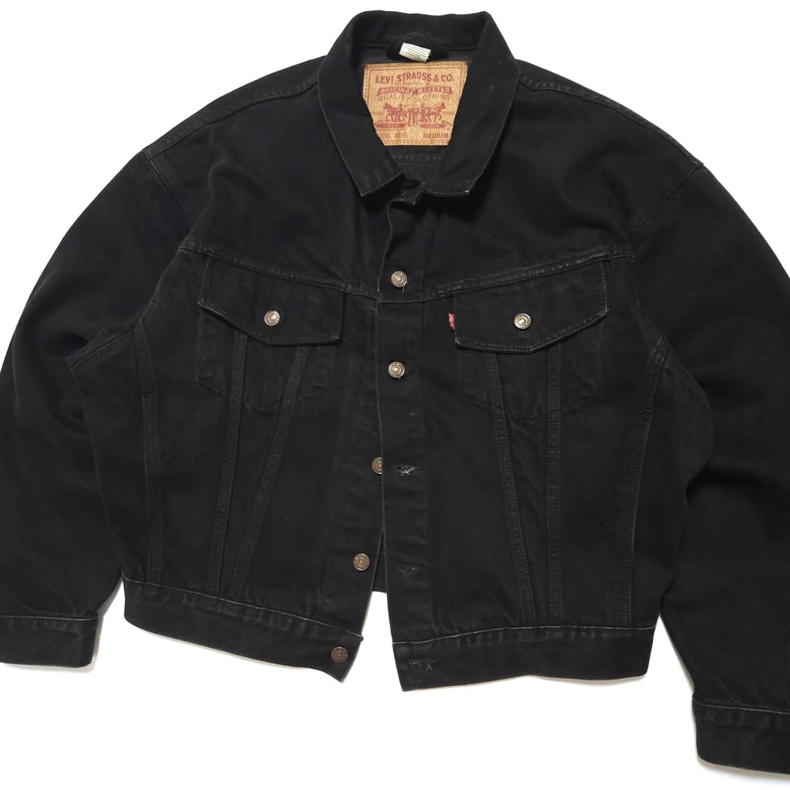 90s 리바이스 Levis 70598 데카 블랙 데님 자켓 상품이미지2