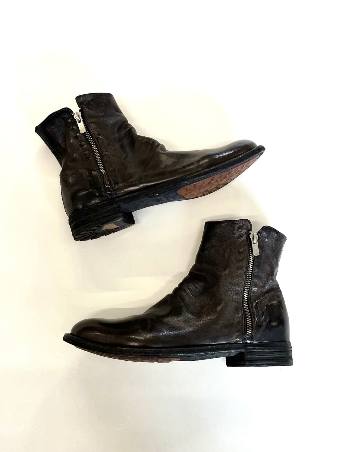OFFICINE CREATIVE 오피치네 크레아티베 더블 지퍼 부츠 상품이미지1