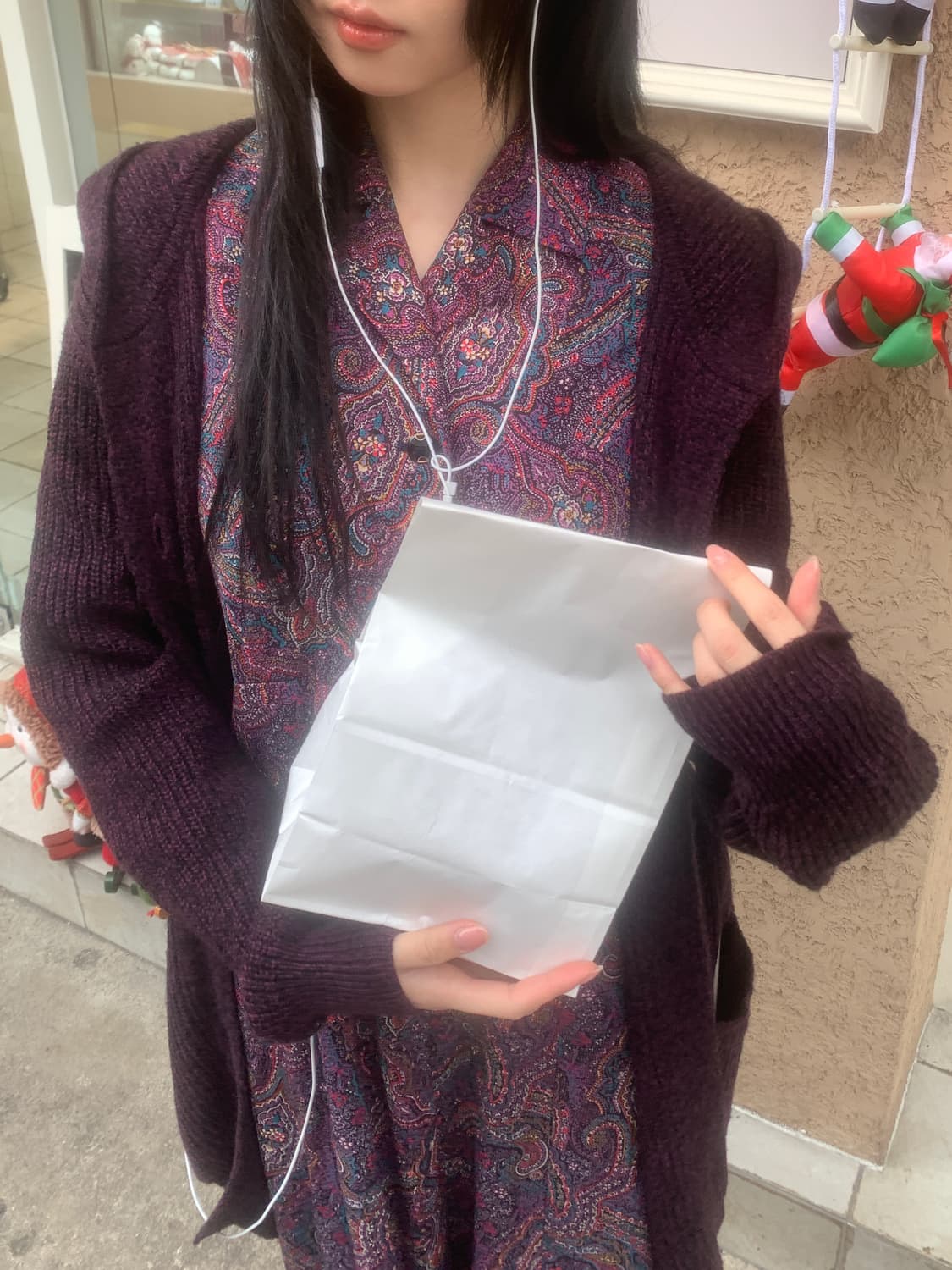 Knit Long Hoody Cardigan 상품이미지2