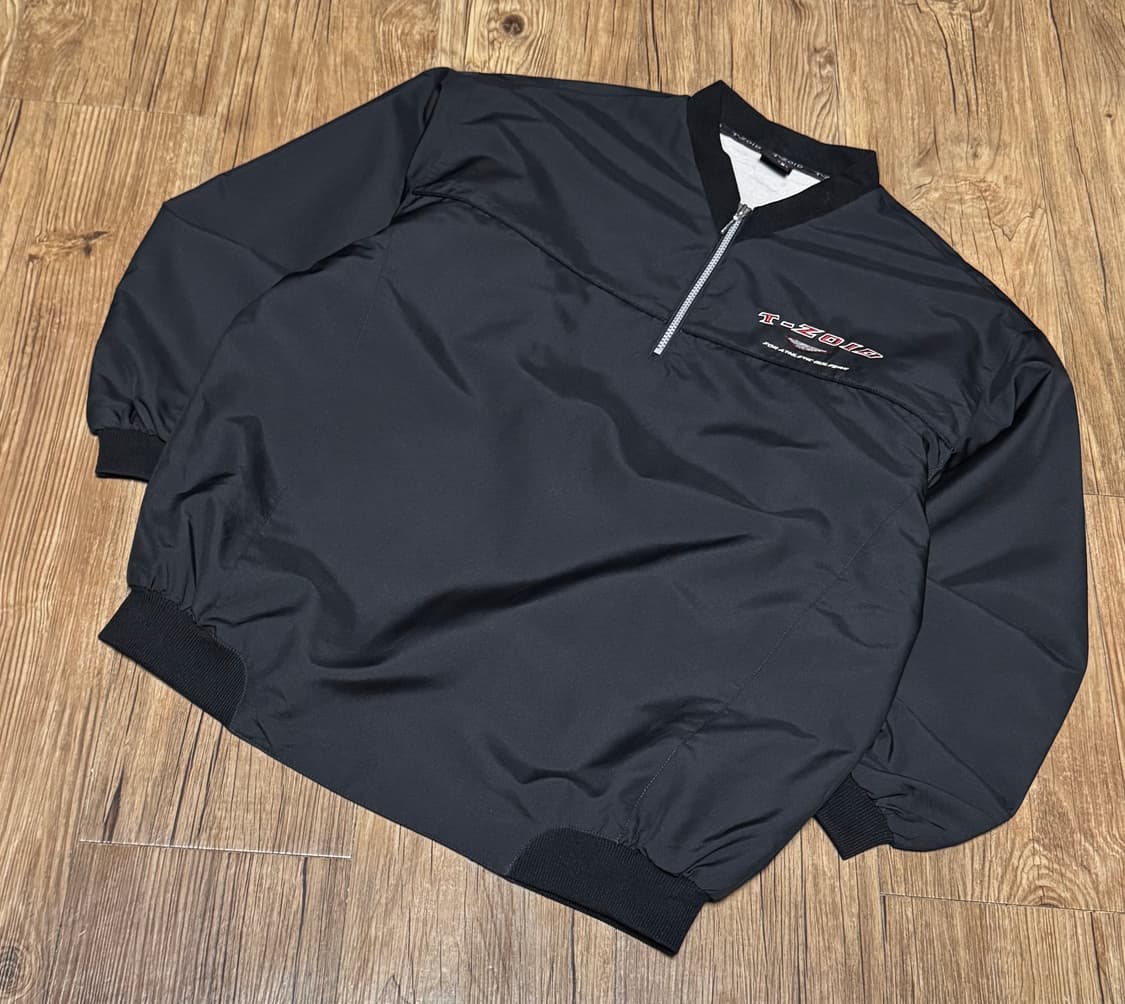 [M] 티조이드 미즈노 블랙 하프집업 바람막이 자켓 상품이미지1
