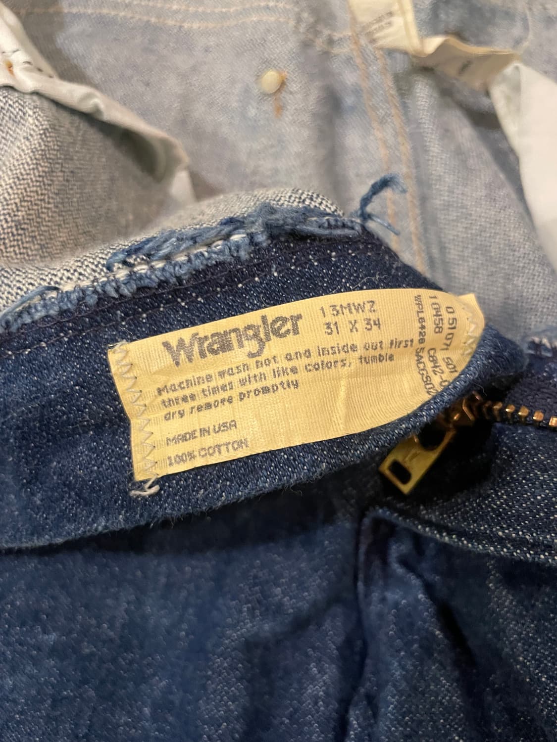 1990-00's Vintage Wrangler Denim 상품이미지3